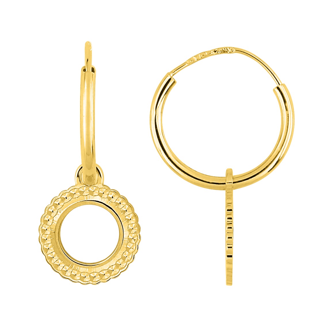 Boucles d\'oreilles Or 18 Carats
