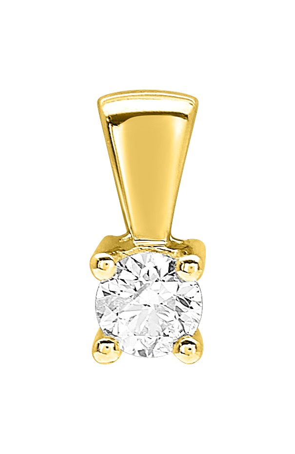Pendentif Diamant 0.18ct GH-P1 Or 18 Carats