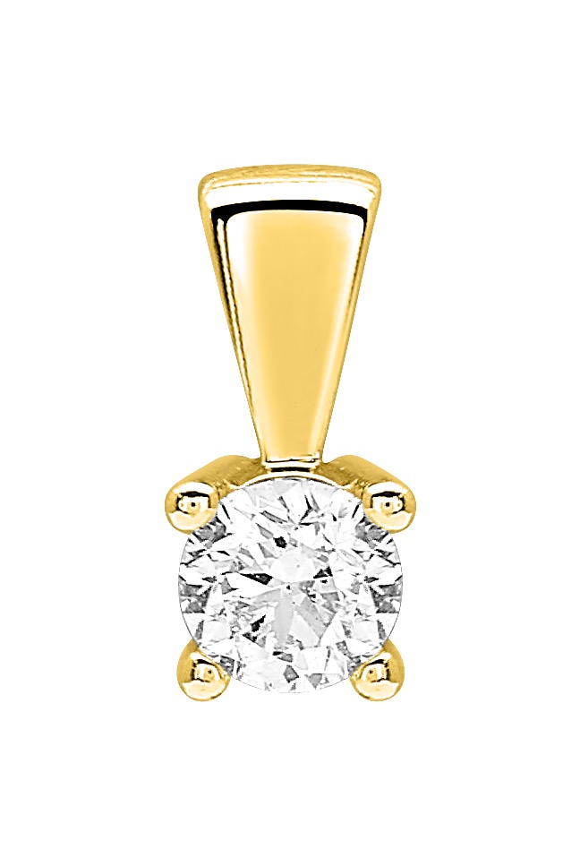 Pendentif Diamant 0.23ct GH-P1 Or 18 Carats