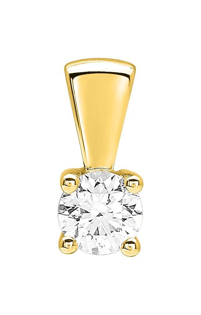 Pendentif Diamant 0.30ct GH-P1 Or 18 Carats