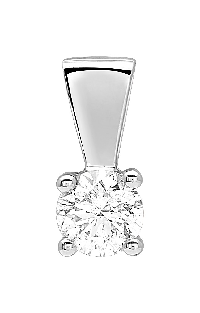 Pendentif Diamant 0.35ct GH-SI Or 18 Carats