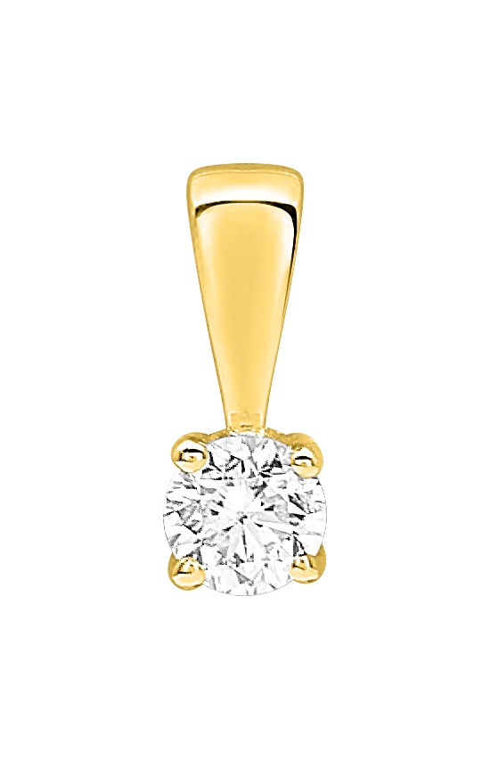 Pendentif Diamant 0.10ct GH-SI Or 18 Carats