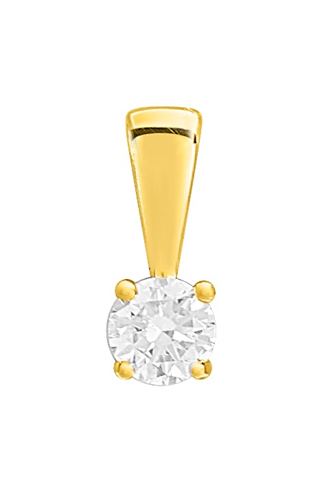 Pendentif Diamant  0.10ct GH-P1 Or 18 Carats