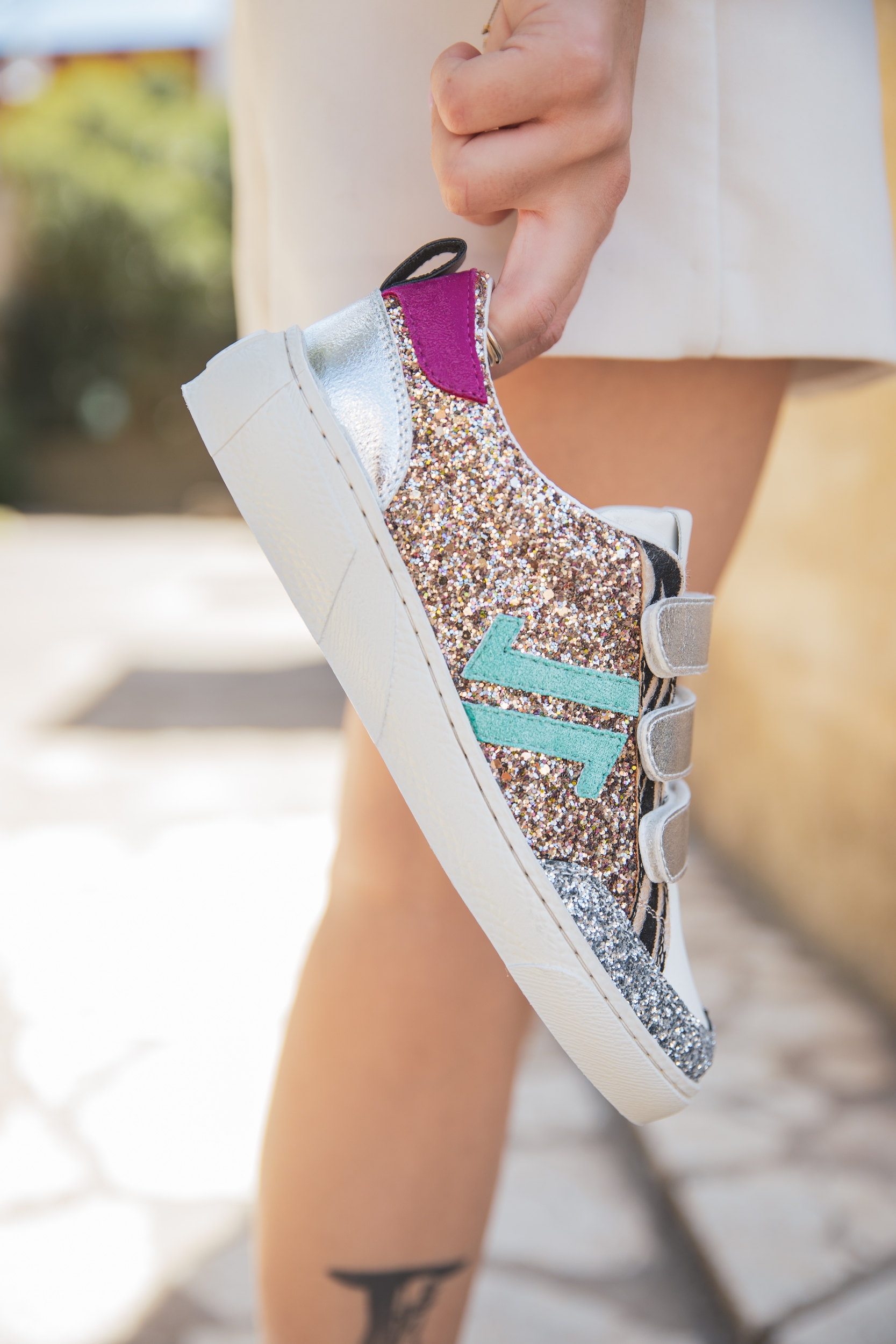 CL84 GLITTER - Baskets pour Femmes - Élégance et Confort