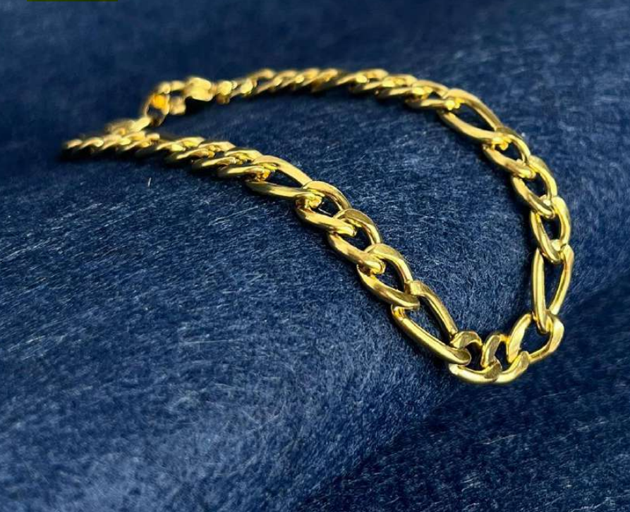 FIGARO - BRACELET ACIER INOXYDABLE DORÉ