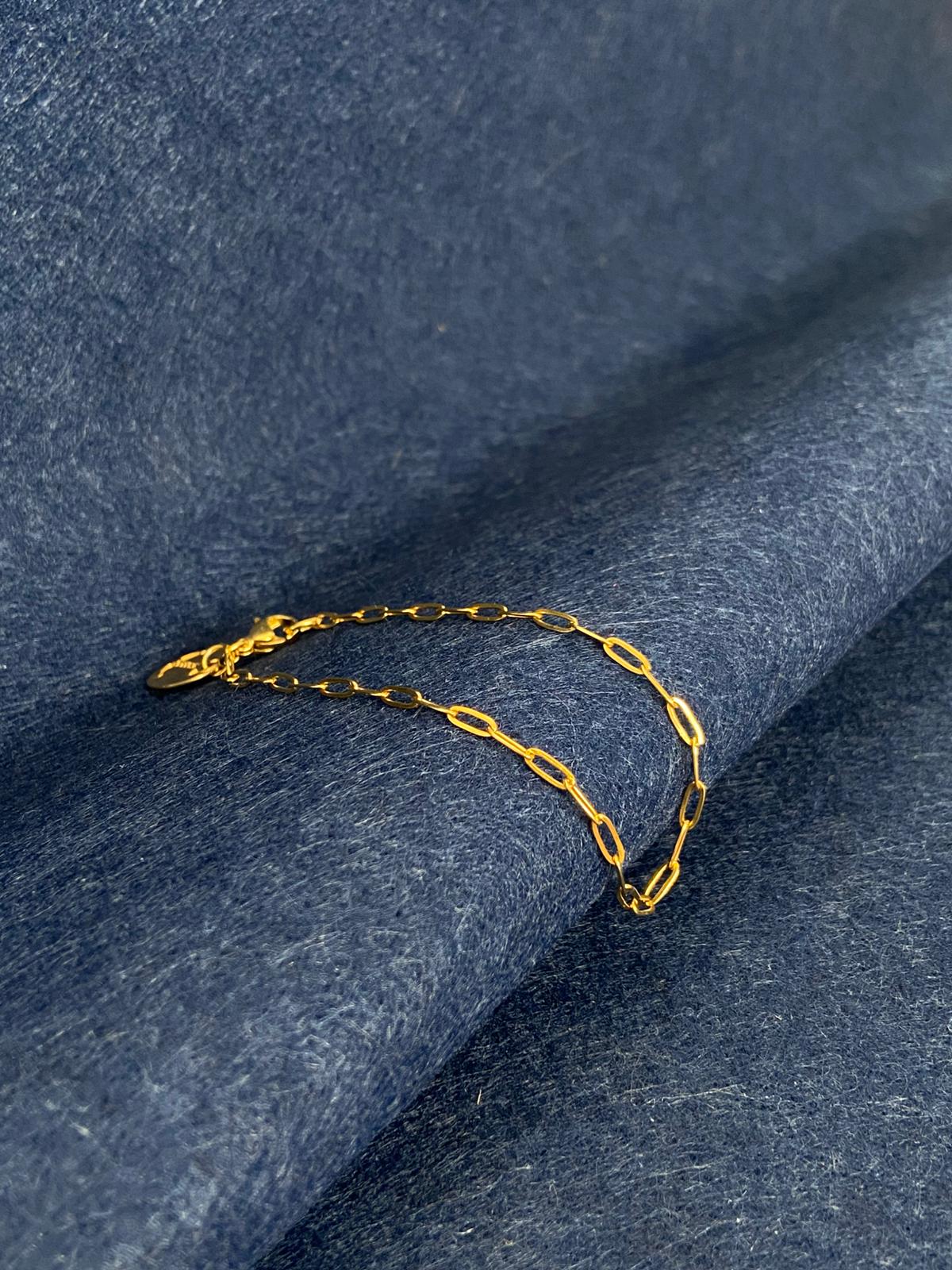 SLOW - BRACELET ACIER INOXYDABLE DORÉ