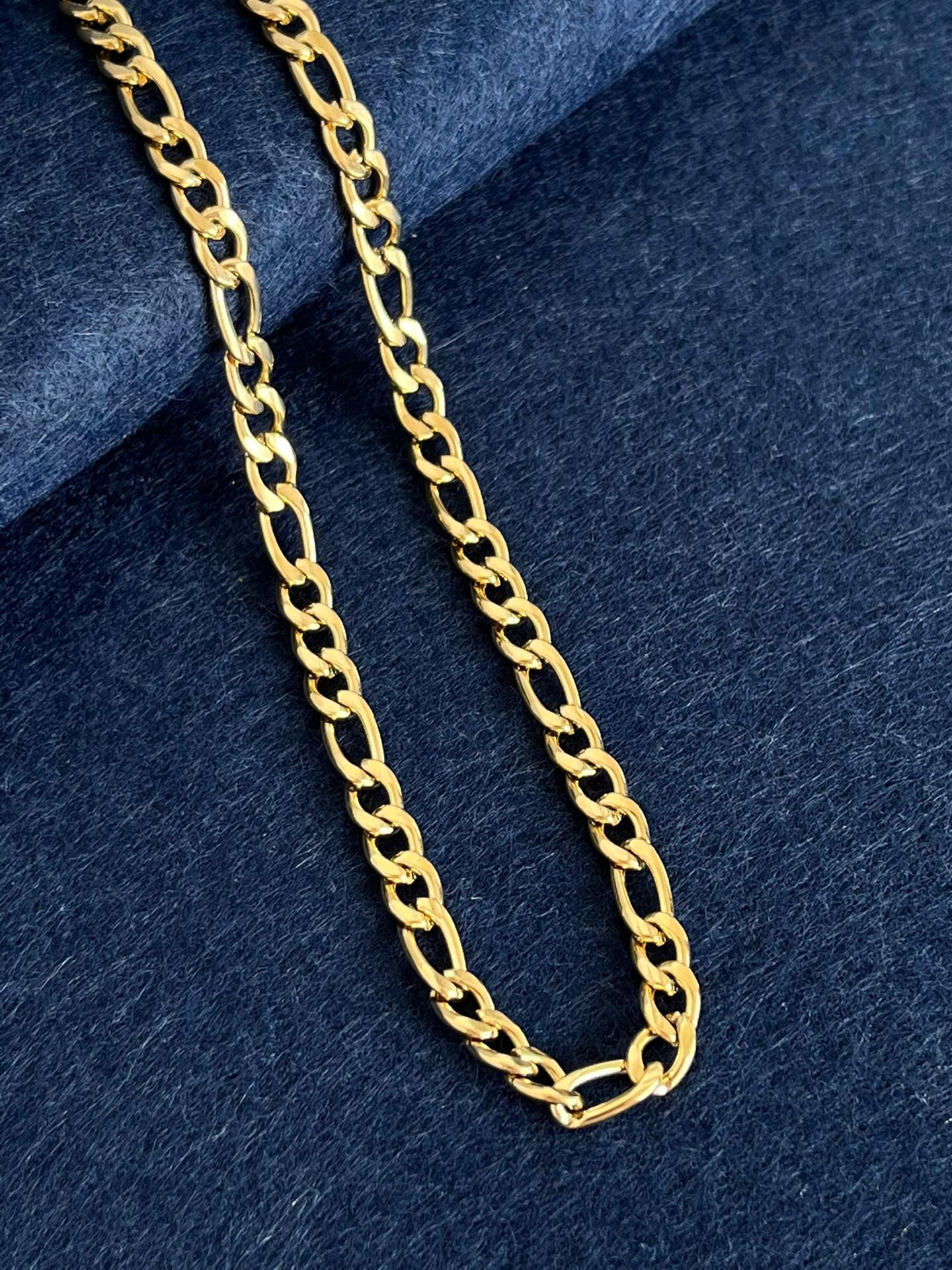 CFIGARO - COLLIER ACIER INOXYDABLE DORÉ