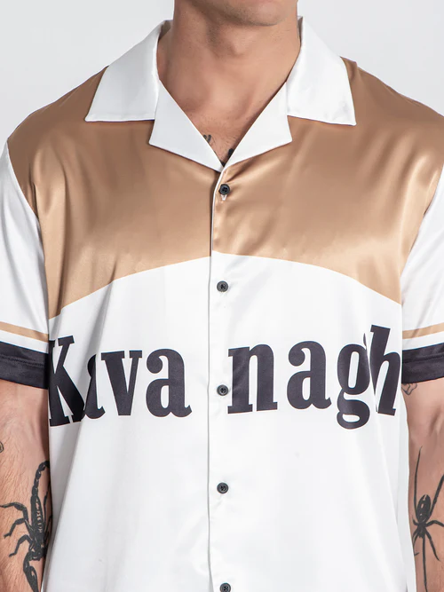 Chemise Effet Satiné Bicolore OR – GIANNI KAVANAGH (4)