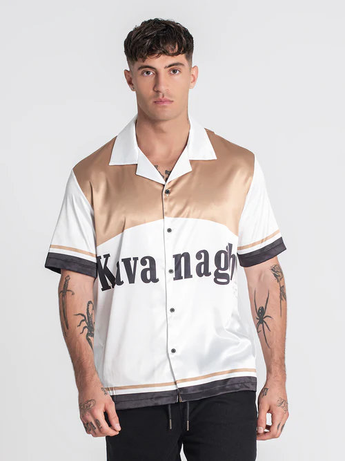 Chemise Effet Satiné Bicolore OR – GIANNI KAVANAGH (1)