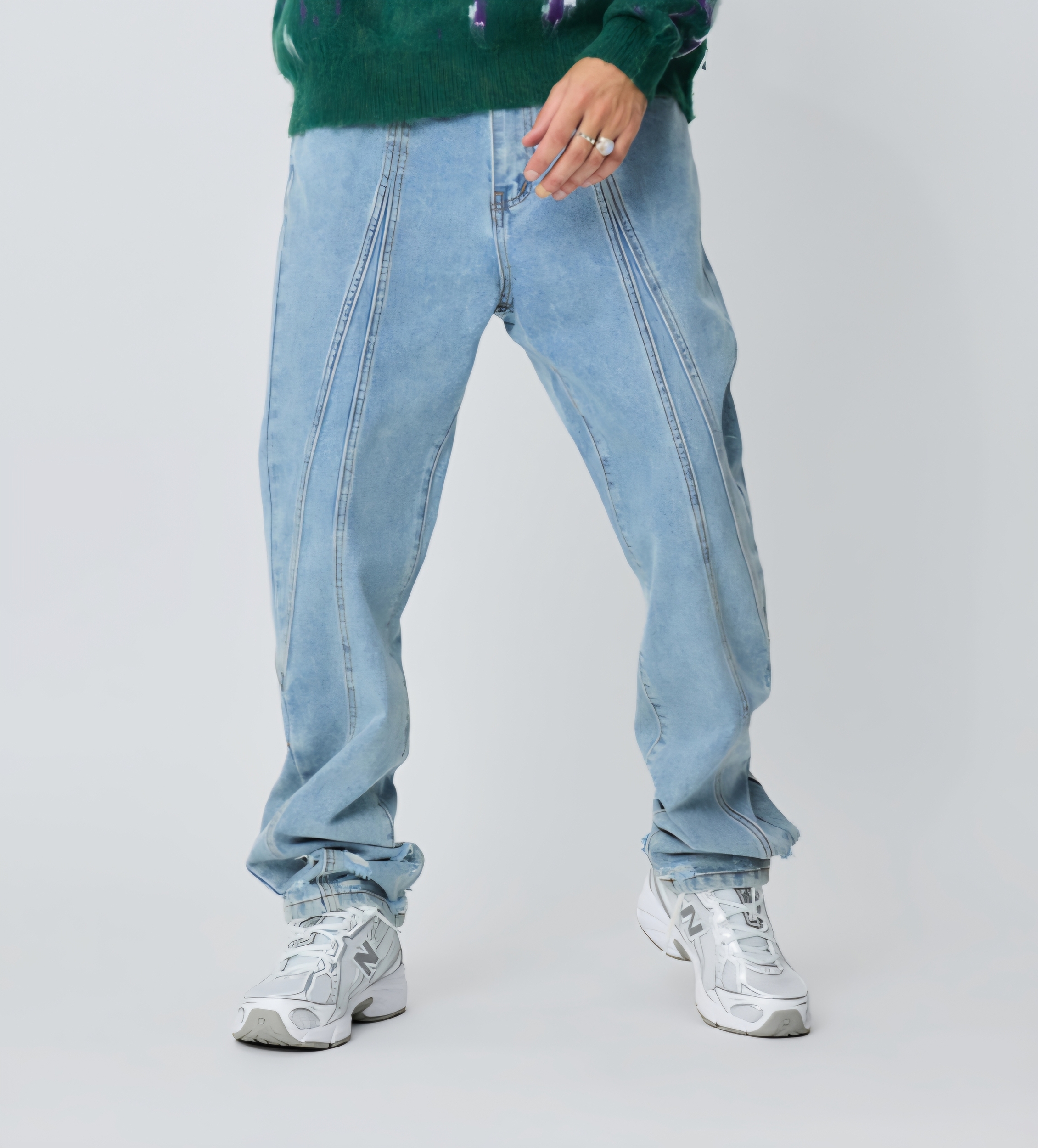 Jean Double Stitch Oversize