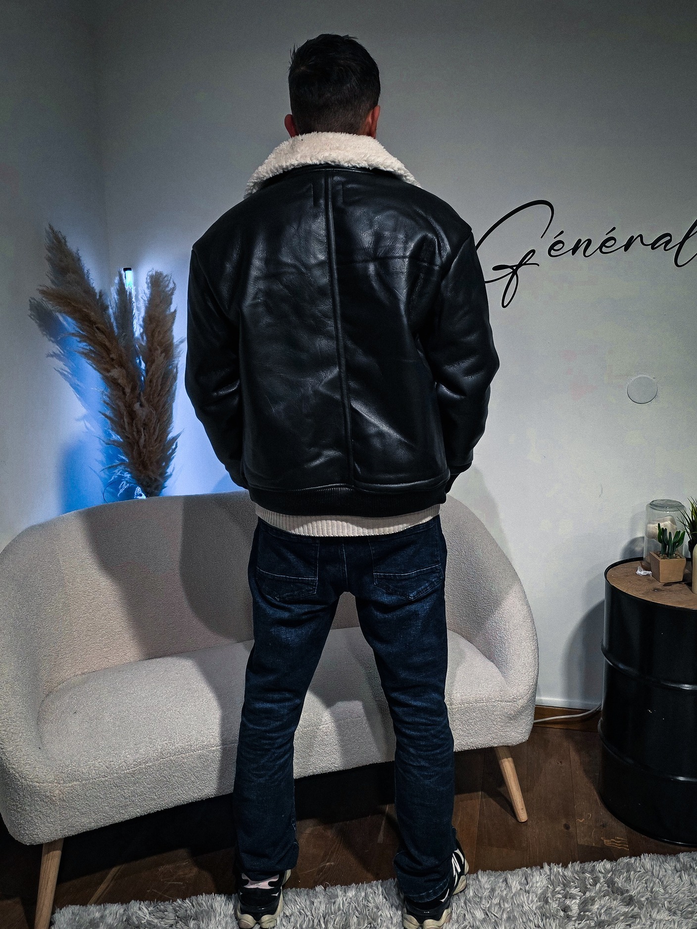 Veste biker col mouton (1)
