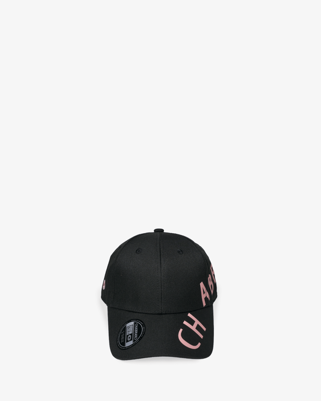 Casquette CHABRAND Noir Rose logo latéral contrasté (3)