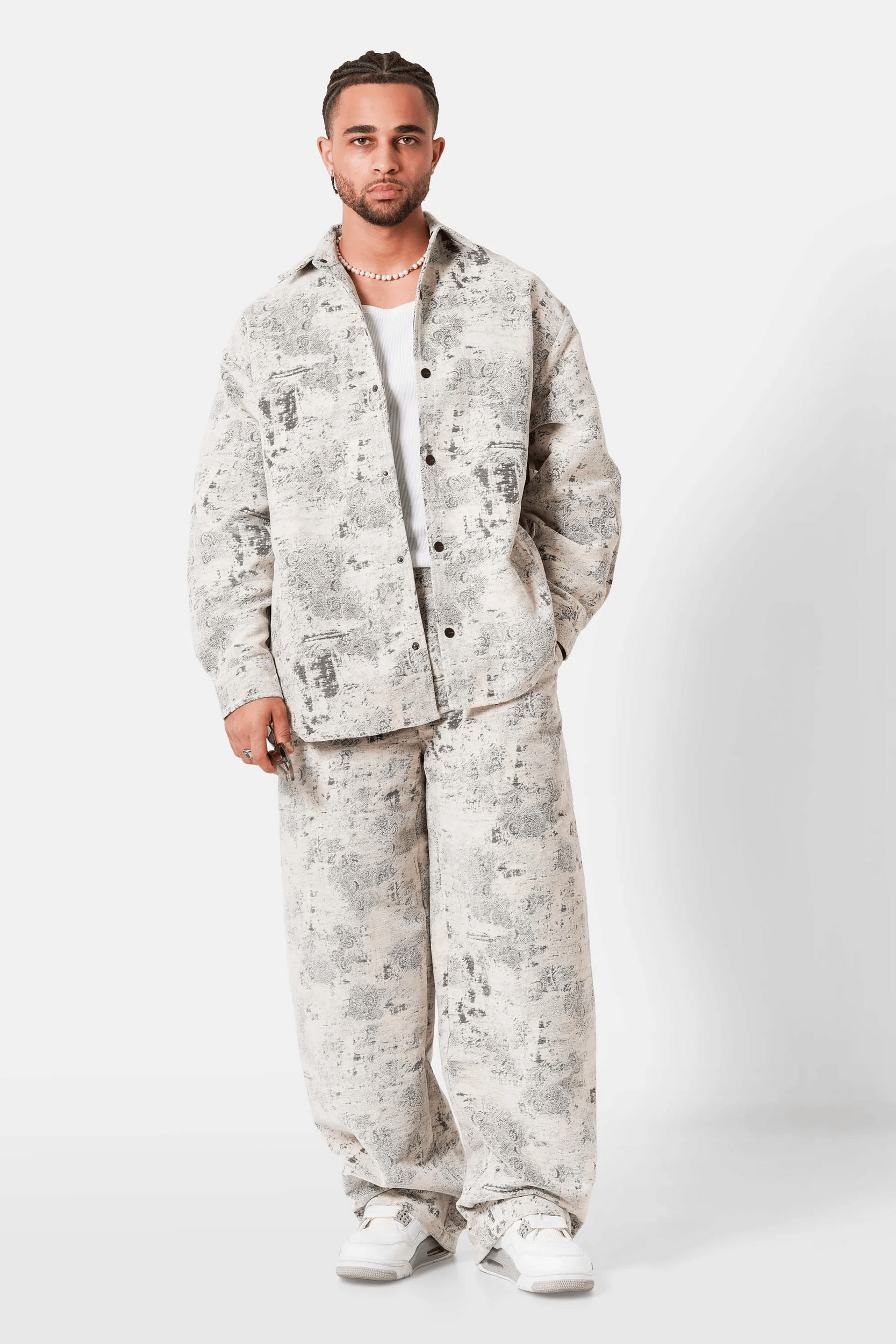 Ensemble PAISLEY imprimé streetwear oversize SIXTH JUNE (1)