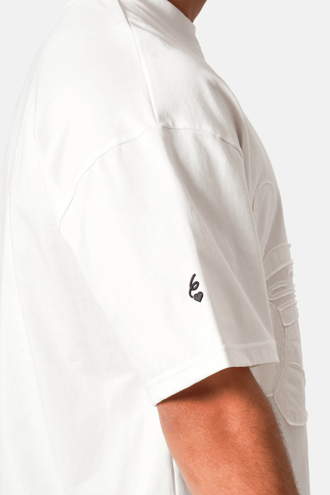 Tee-shirt FLOWER EMBROIDERY coton premium SIXTH JUNE (4)