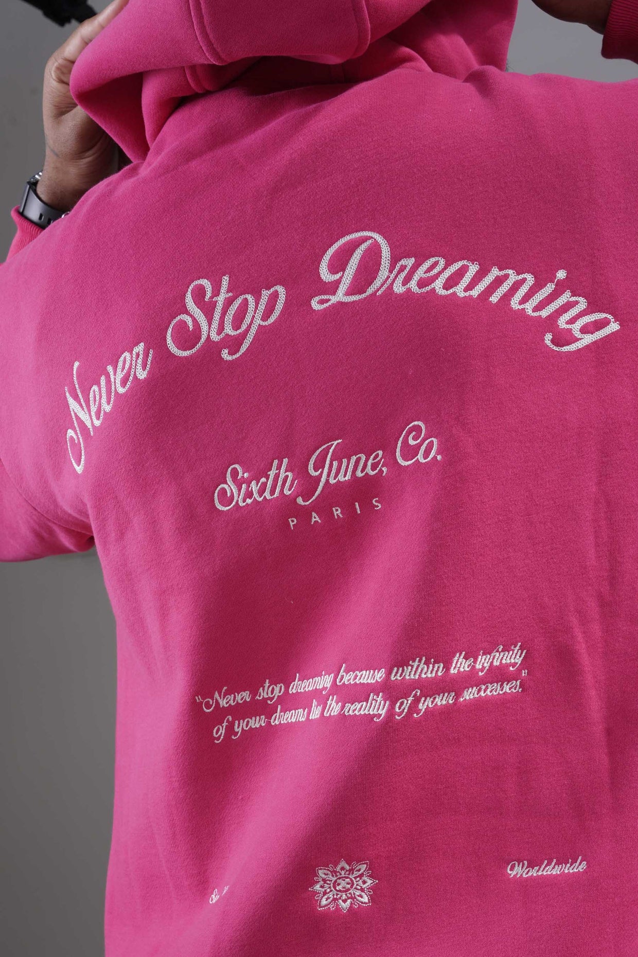 Sweat DREAMING hoodie streetwear rose Sixth June (1)