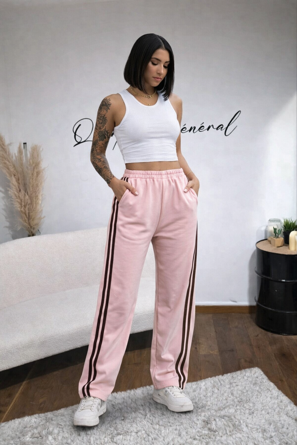 Pantalon Rose MILANO STRIPES