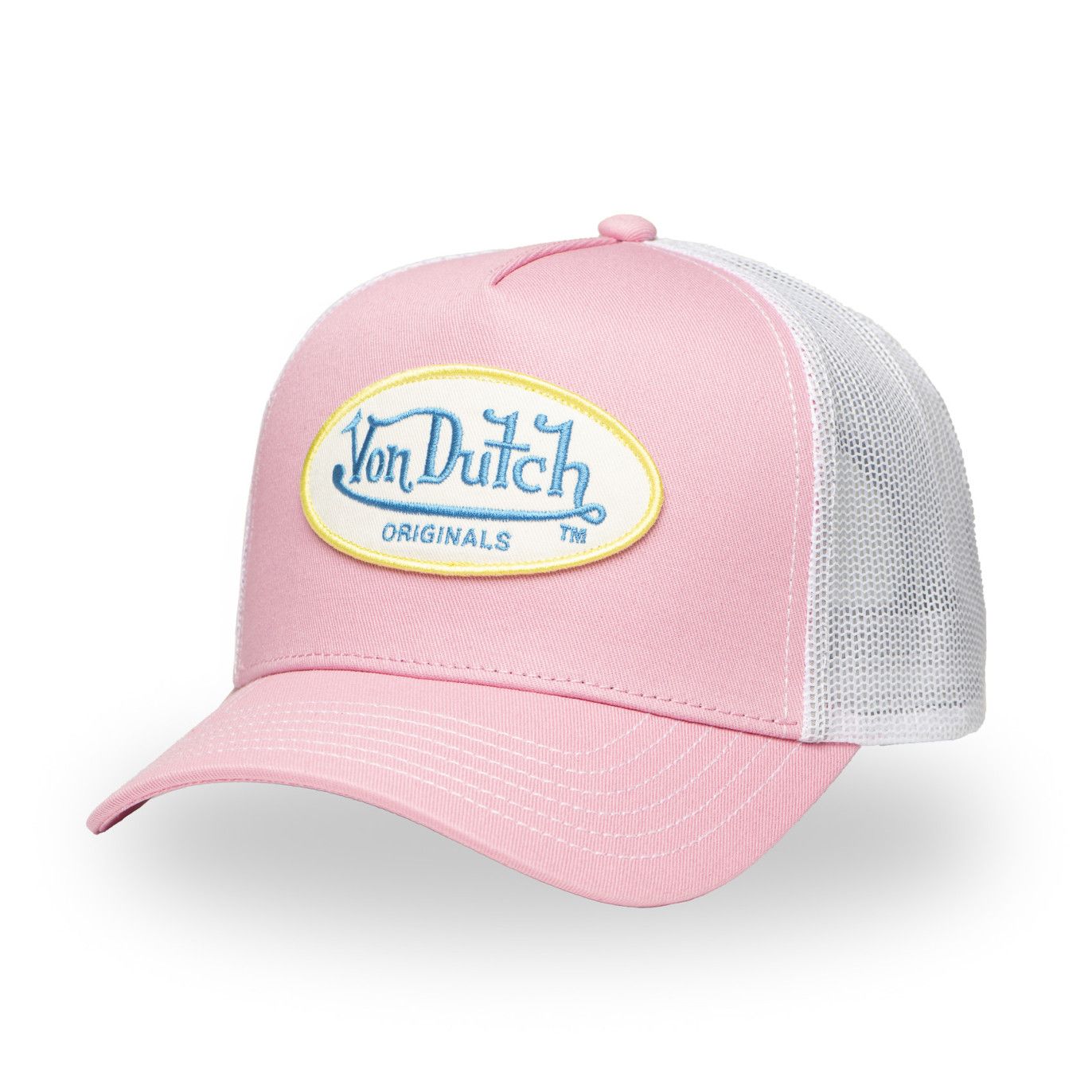 Casquette Von Dutch ORIGINAL SQ rose (3)