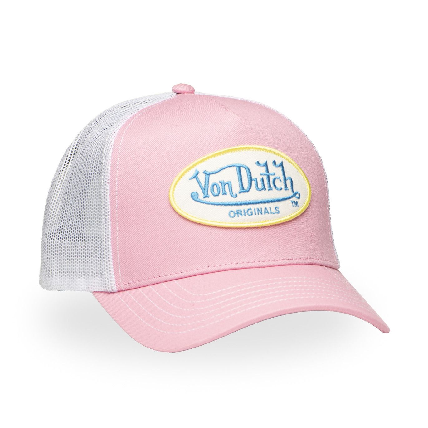 Casquette Von Dutch ORIGINAL SQ rose (2)