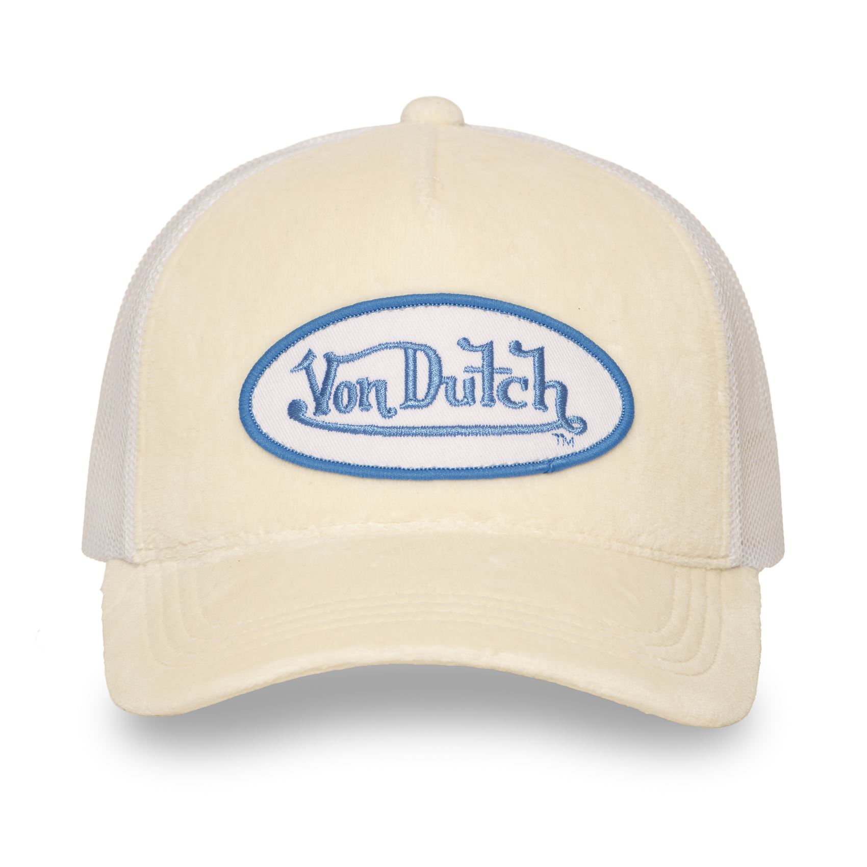 Casquette Von Dutch KYLIE velours Beige (2)