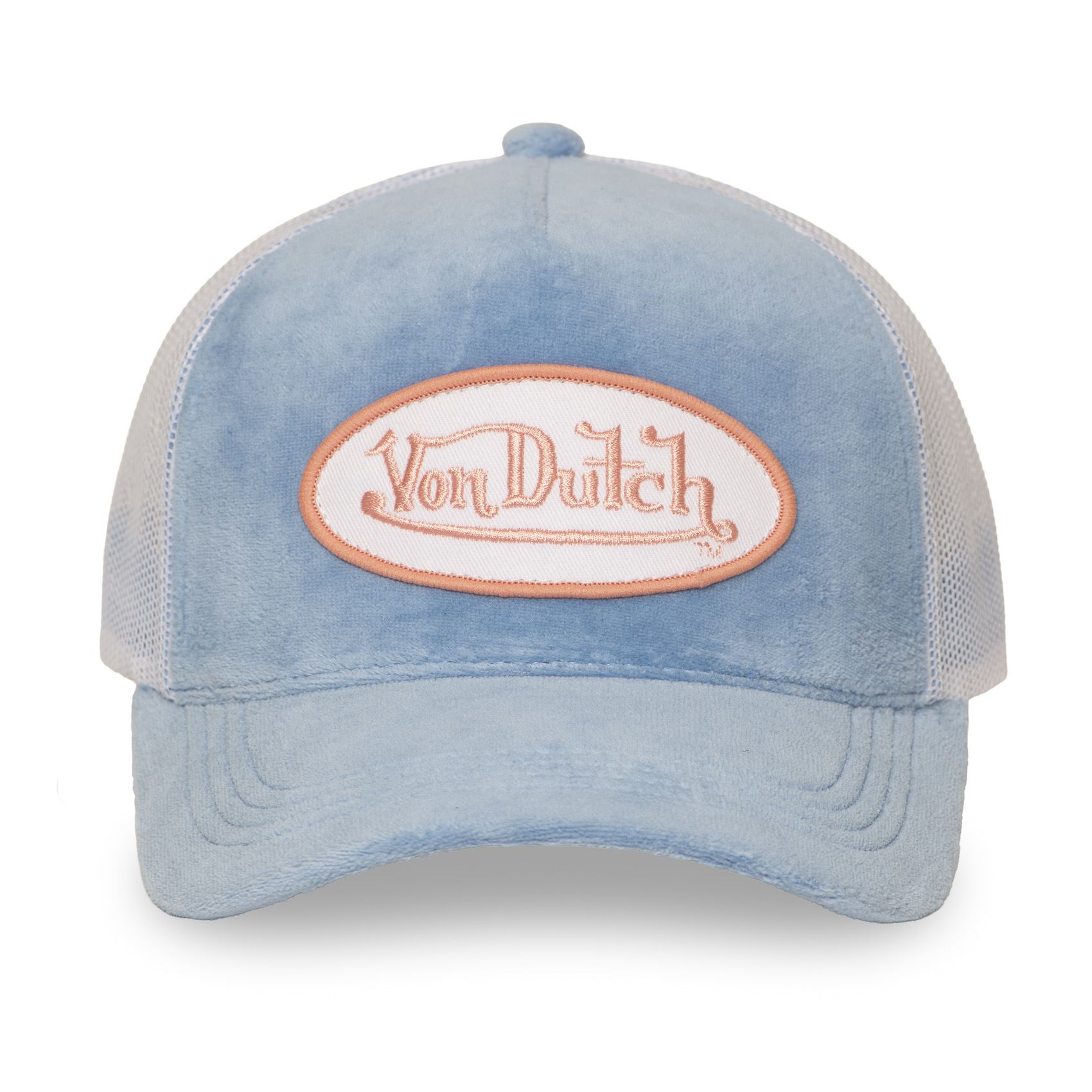 Casquette Von Dutch KYLIE velours Bleu (2)
