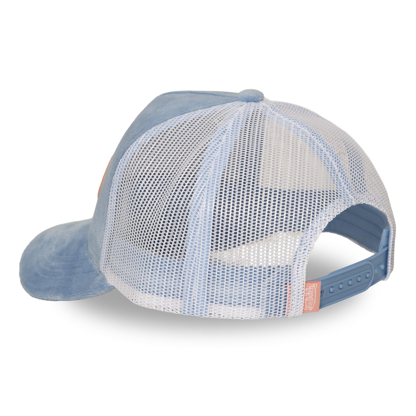 Casquette Von Dutch KYLIE velours Bleu (4)
