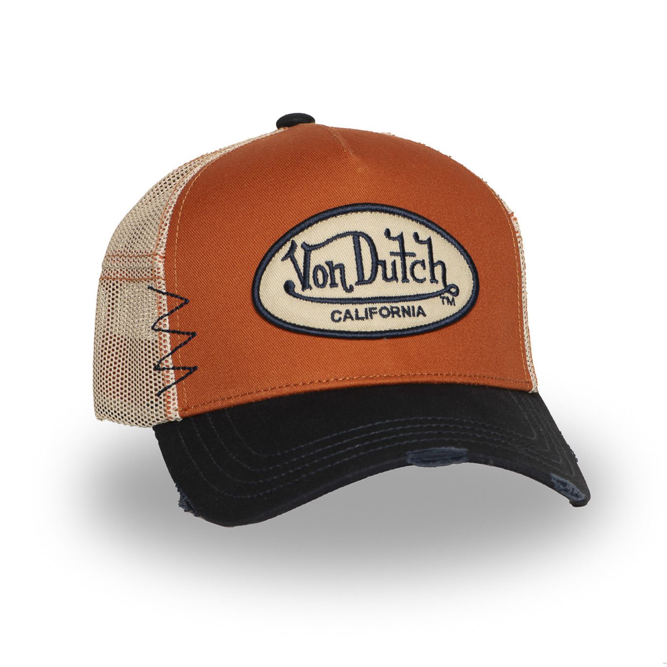 Casquette Von Dutch USED07 marron (3)