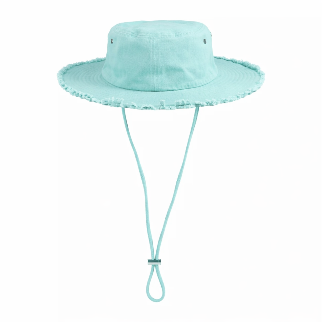 Bob Bord Large Vert deau VON DUTCH Effiloché – Style et Attitude (2)