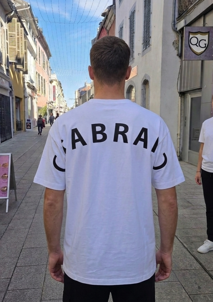 T-shirt Big Logo Chabrand blanc