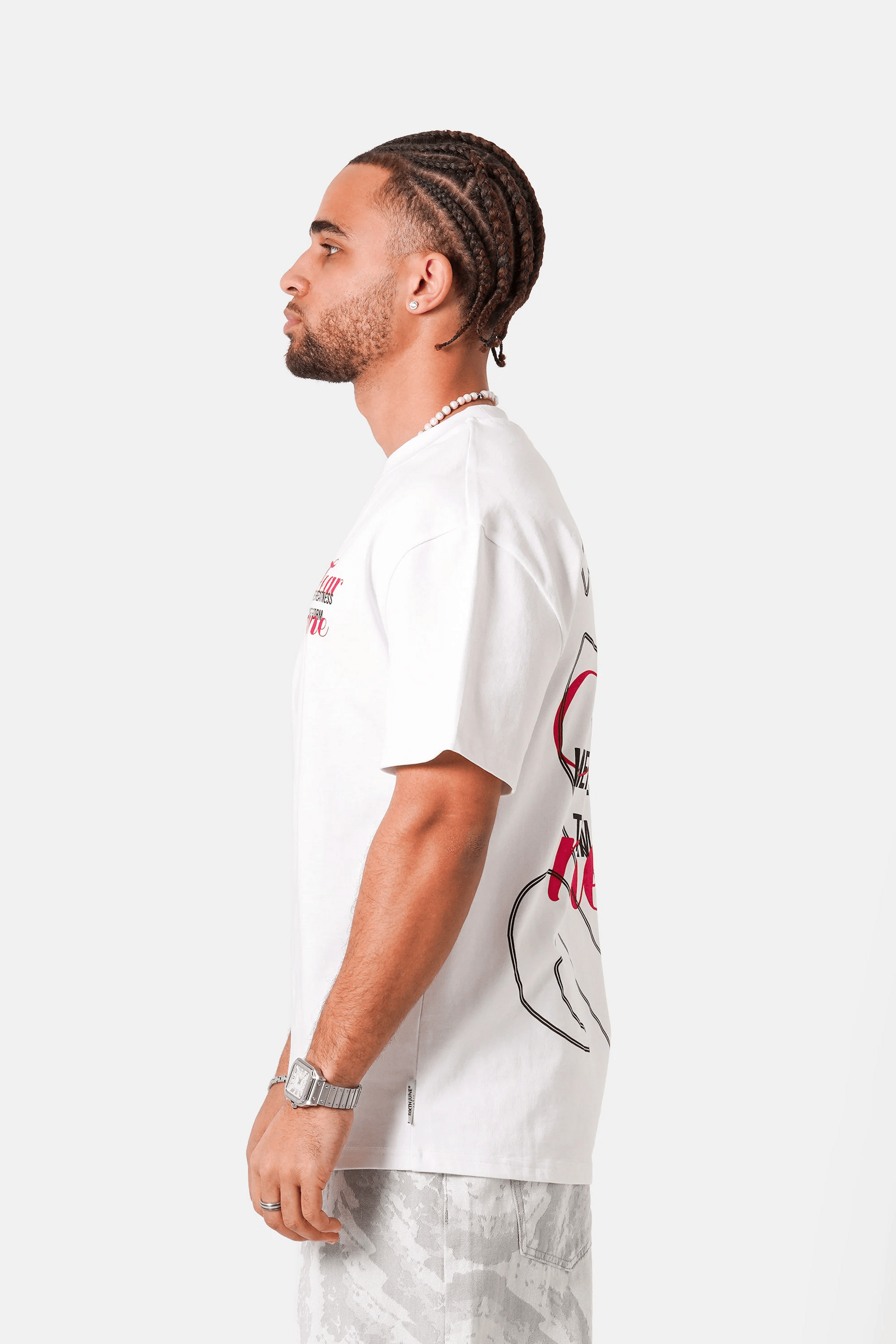 T-shirt blanc Sixth June Fear None (4)