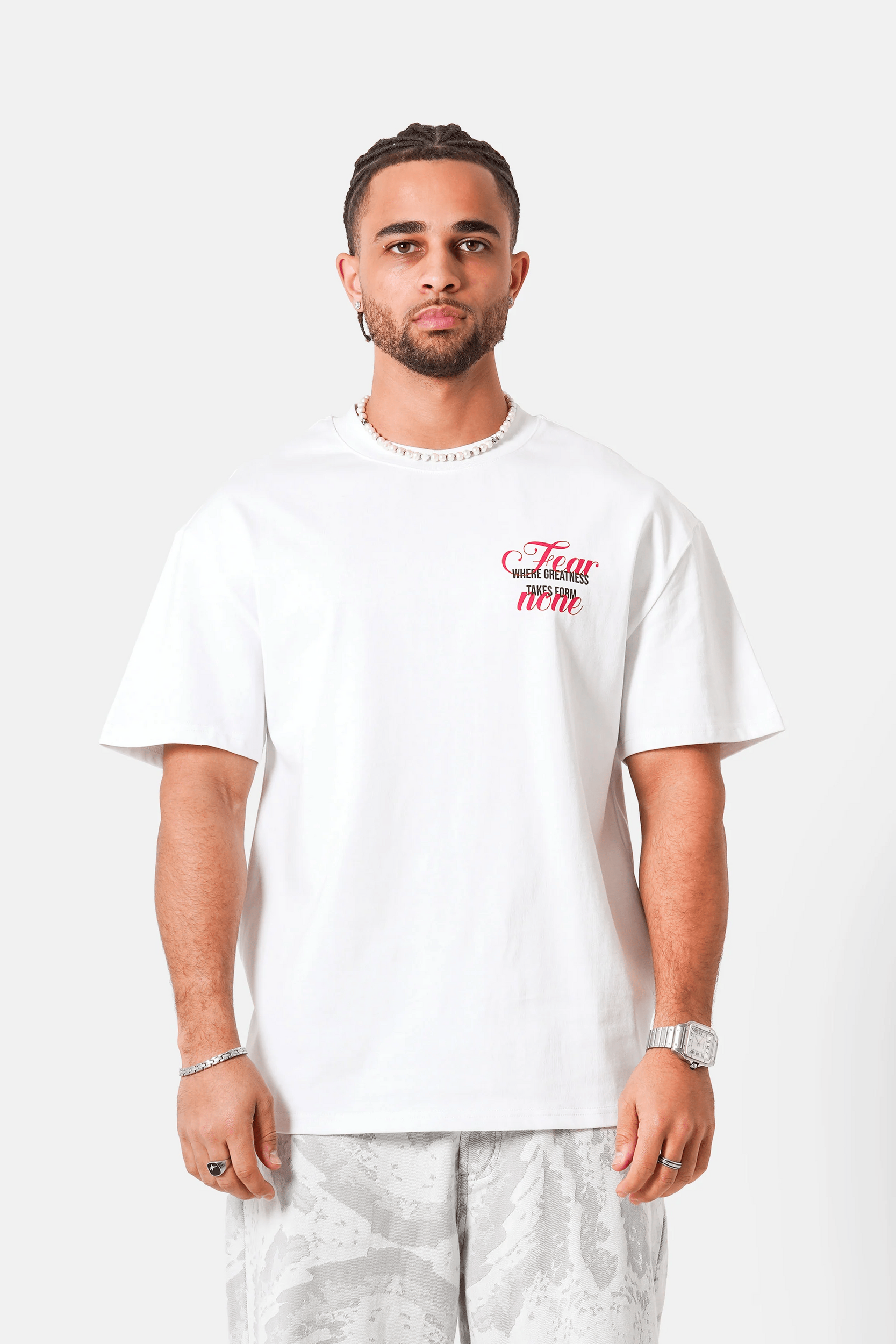 T-shirt blanc Sixth June Fear None (2)