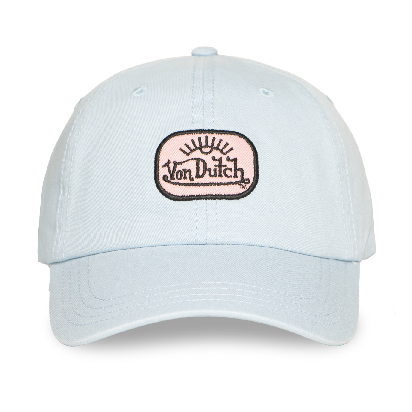 Casquette Von Dutch LOG11 bleu ciel patch brodé (2)