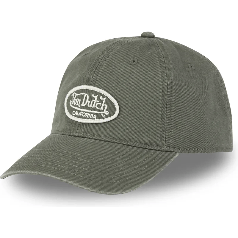 Casquette Von Dutch LOG02 verte kaki authentique (1)