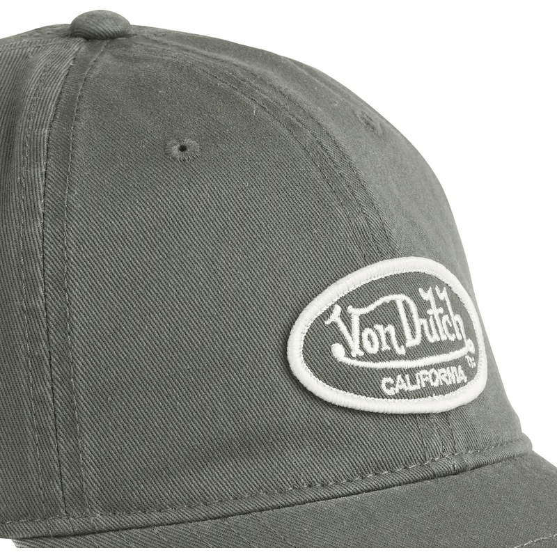 Casquette Von Dutch LOG02 verte kaki authentique (3)