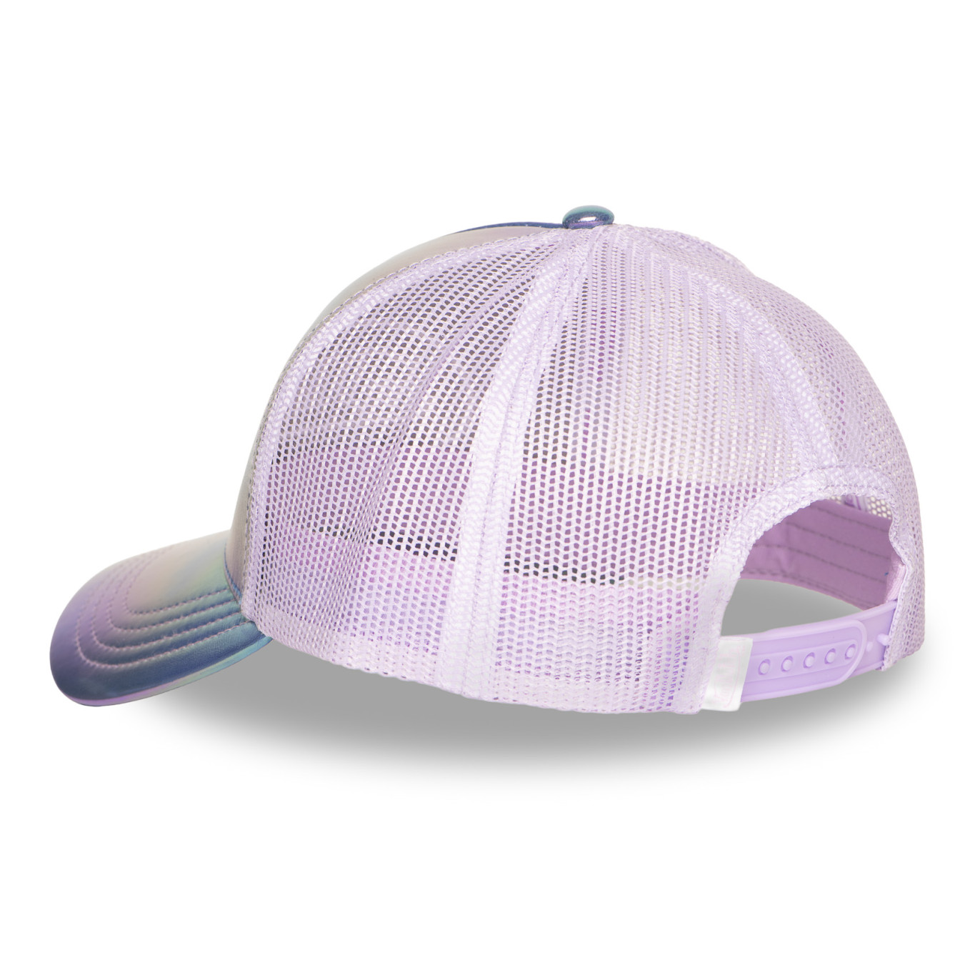 Casquette Von Dutch HOLOGRAM violette effet brillant (5)