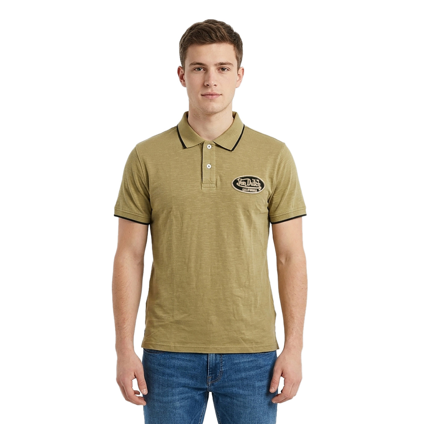Polo Von Dutch LOS Moutarde (3)