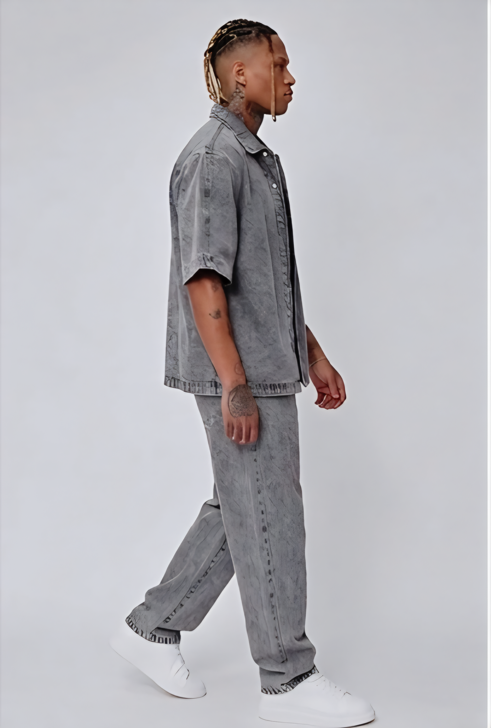 Ensemble Denim Oversize Gris (2)
