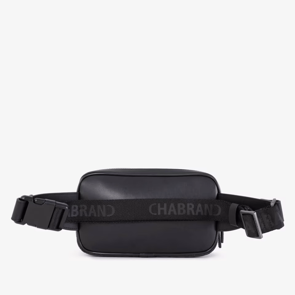 Sac Banane Rift Noir Monogramme Chabrand (4)