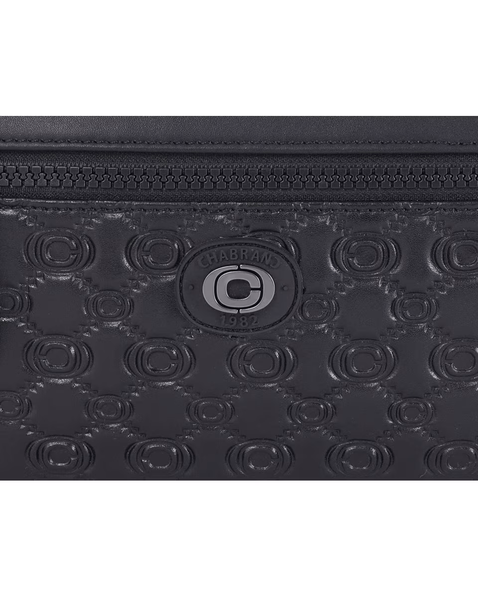 Sac Banane Rift Noir Monogramme Chabrand (3)