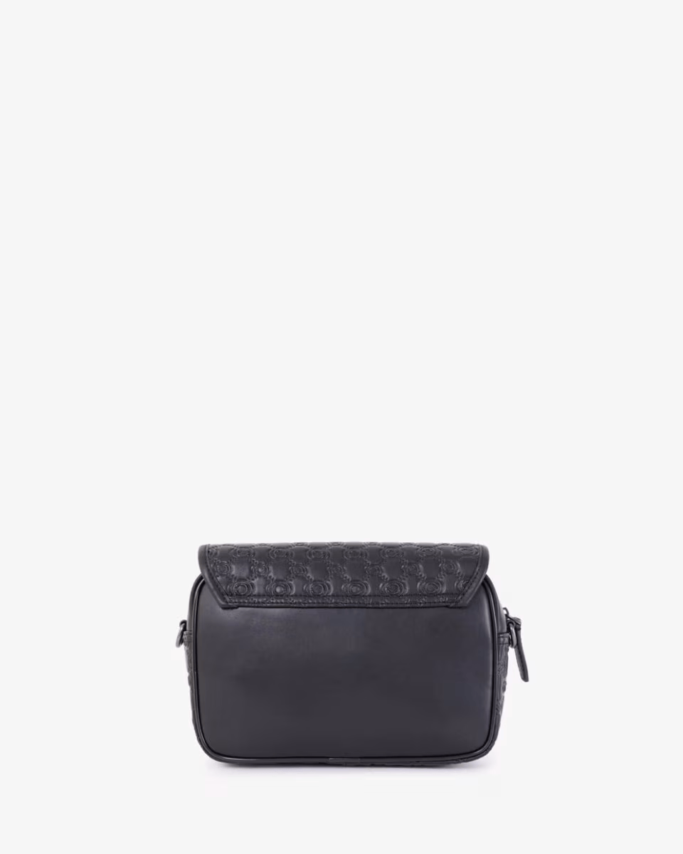 Sacoche Double Rabat Rift Noir Monogramme Chabrand (4)
