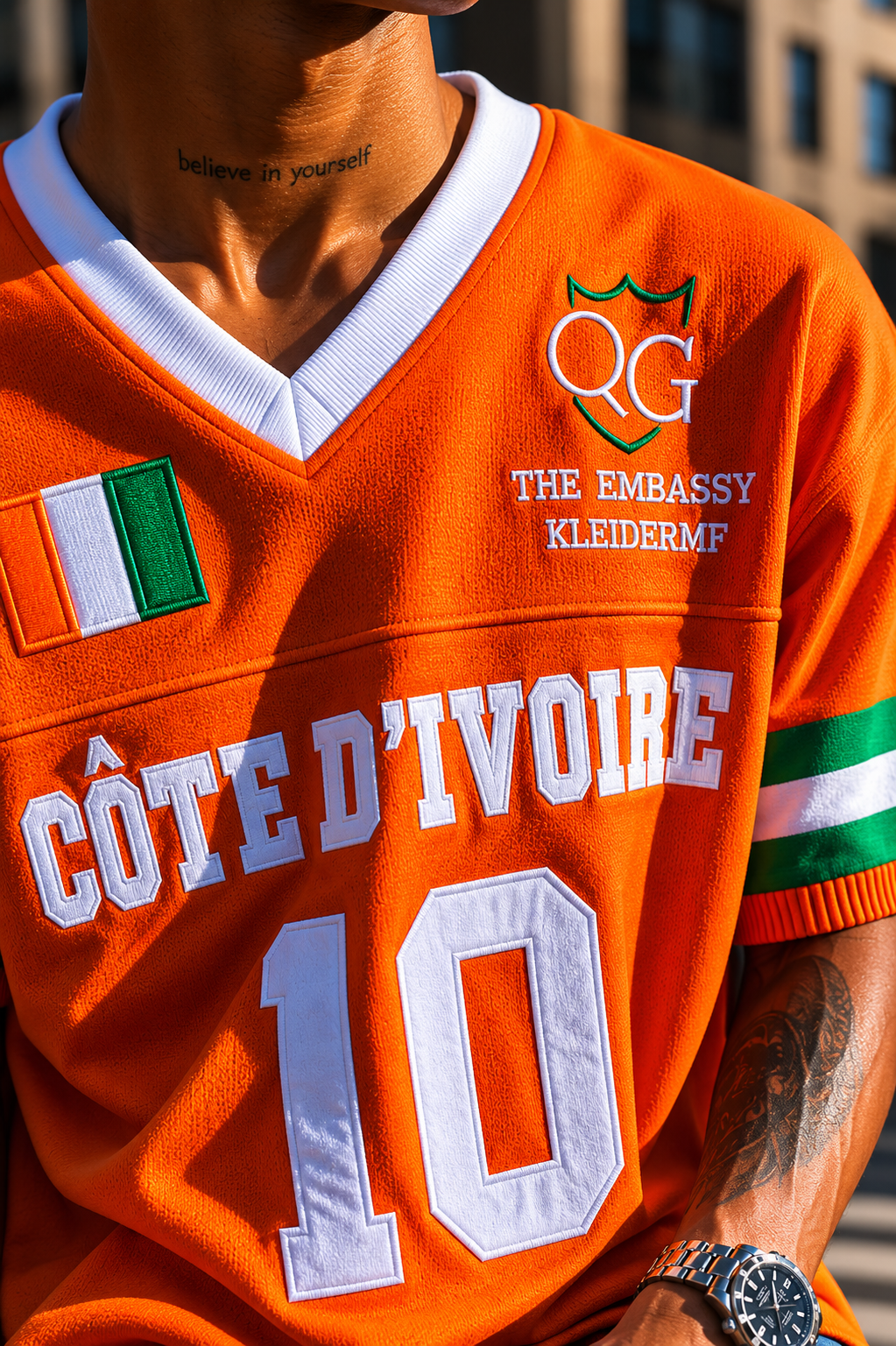 Maillot Côte d’Ivoire Lifestyle QG World Collection (1)