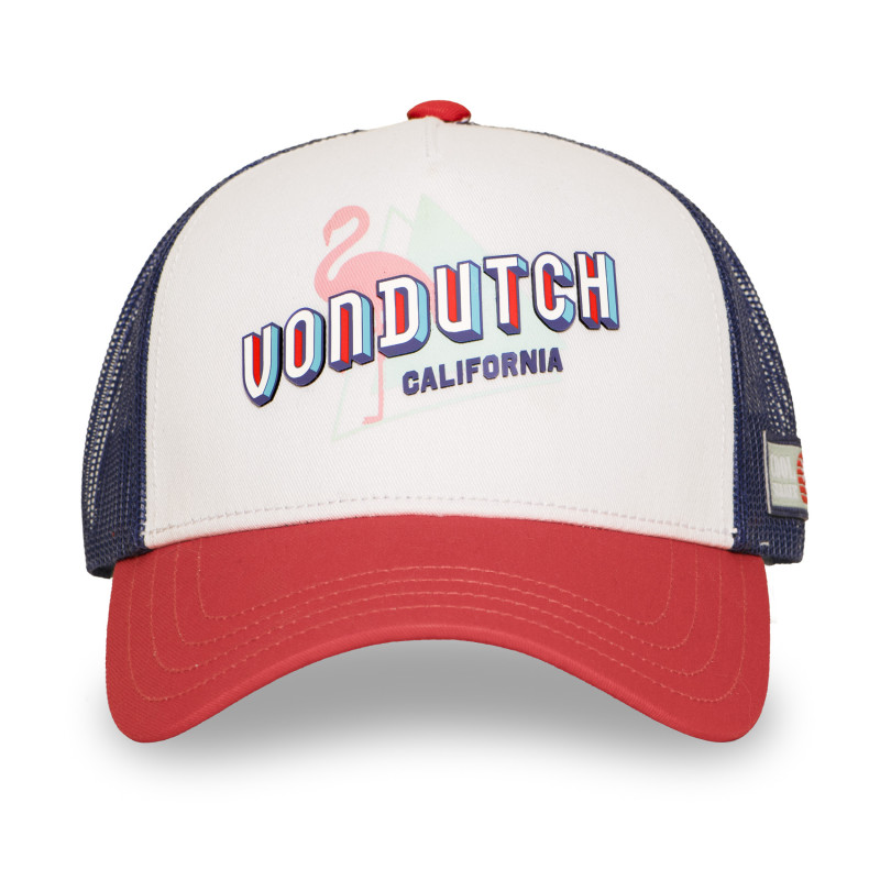 Von Dutch SURF13 Casquette Trucker Rouge Bleu Blanc (6)