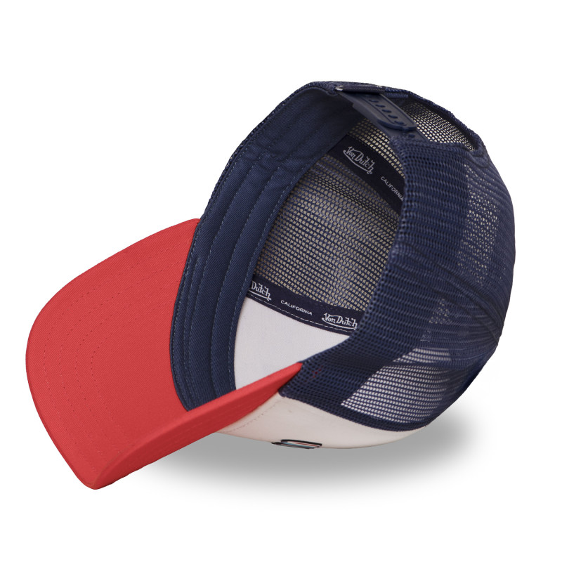 Von Dutch SURF13 Casquette Trucker Rouge Bleu Blanc (5)