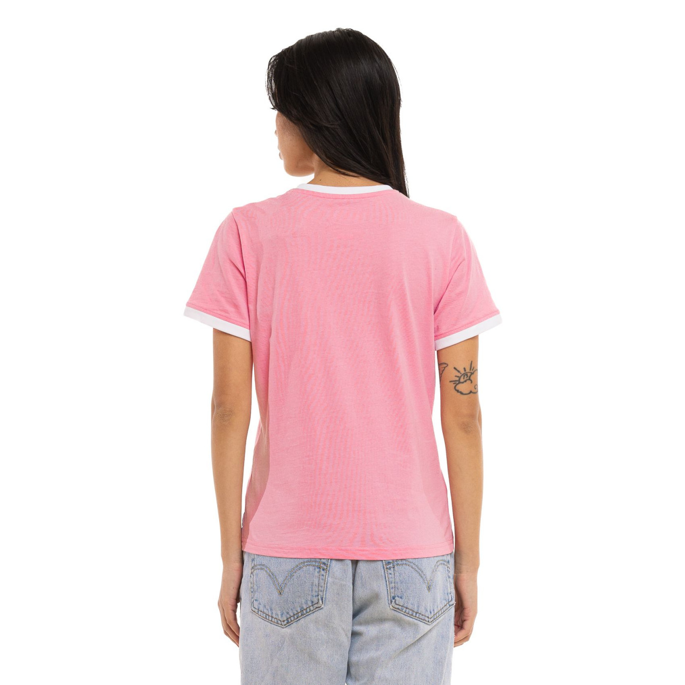 Von Dutch Groovy Tee Shirt Femme Rose (1)