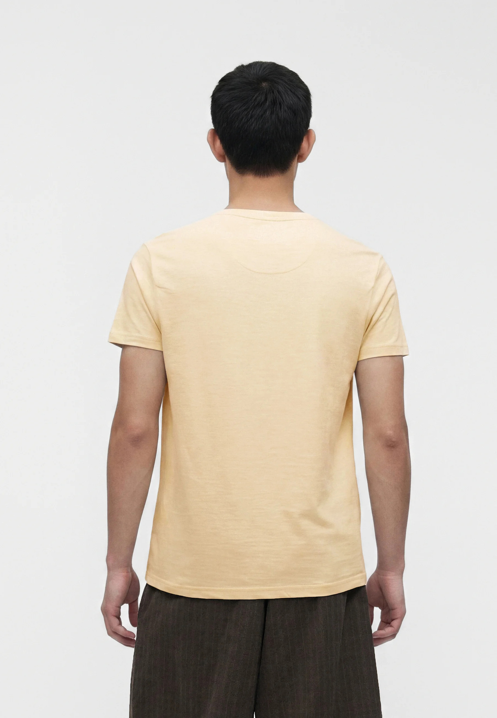 Von Dutch BRAd Tee Shirt Homme Beige (3)