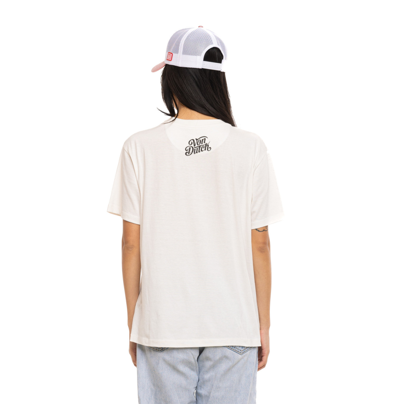 Von Dutch SUN tee-shirt blanc femme (3)