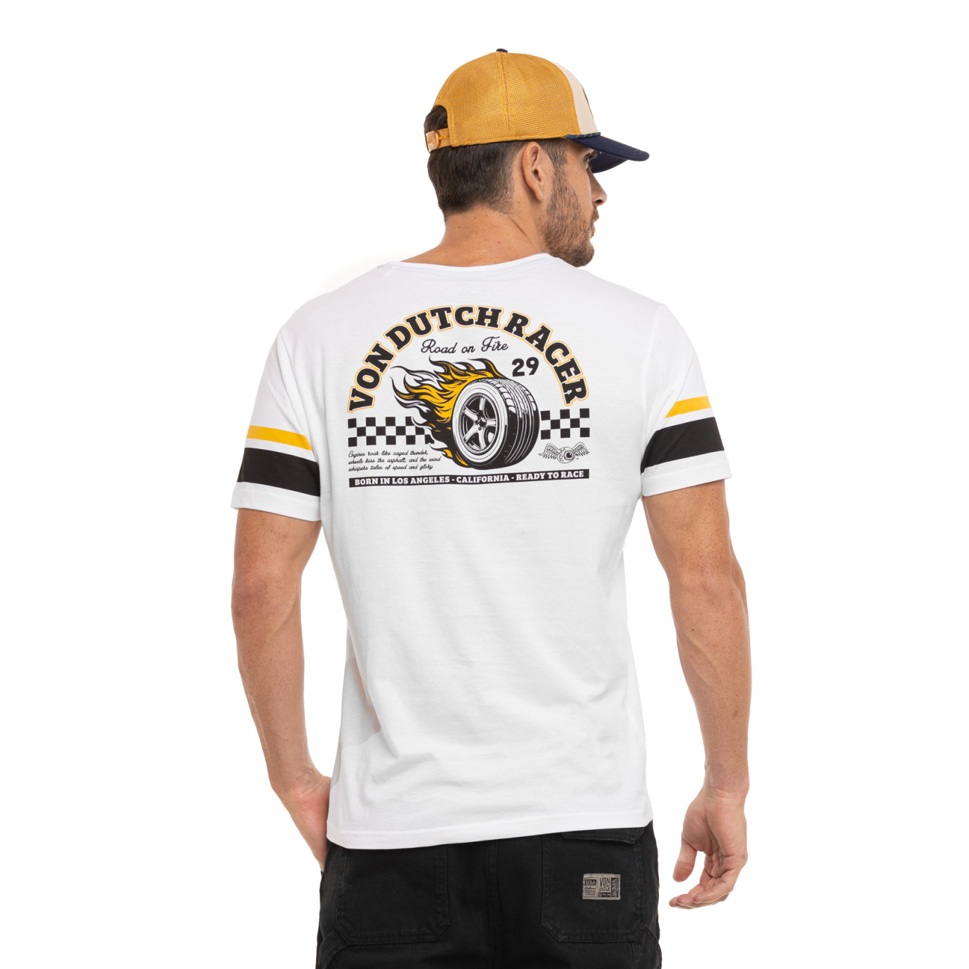 T-shirt-homme-regular-fit-col-rond-en-jersey-Fired (2)