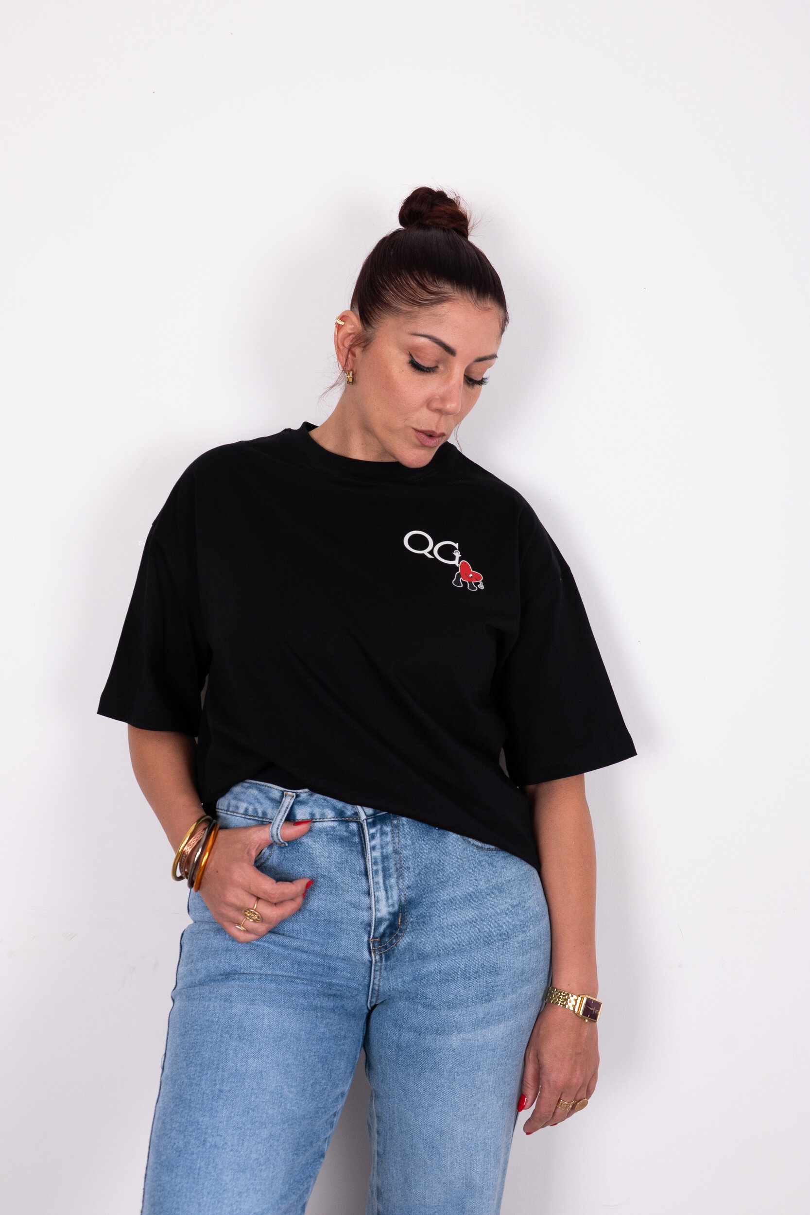 QG TEE SHIRT LOVE NOIR (5)