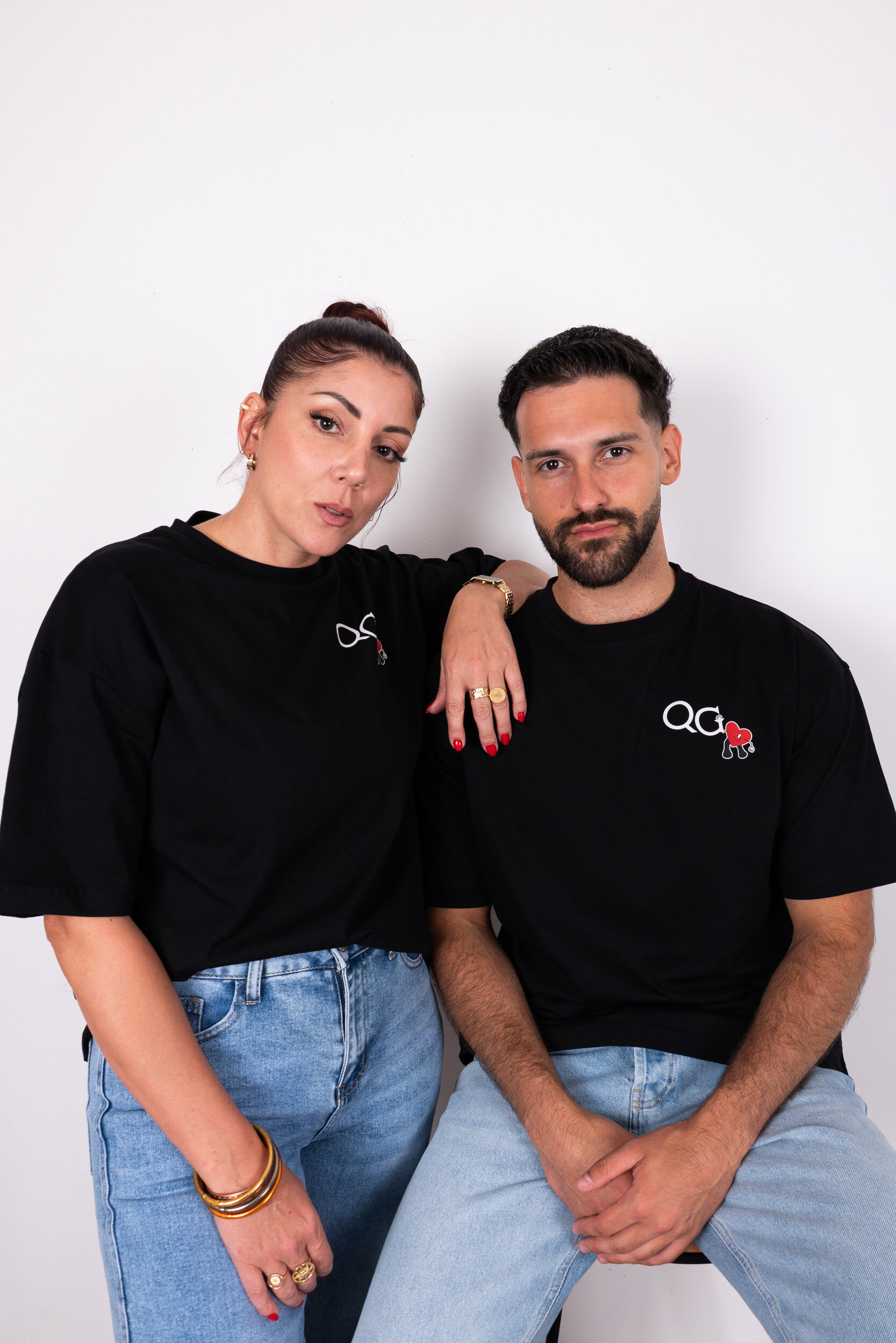 QG TEE SHIRT LOVE NOIR (2)