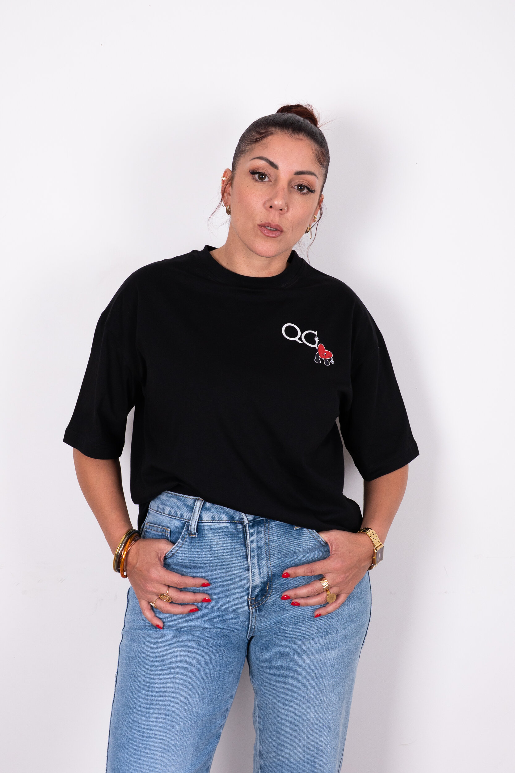 QG TEE SHIRT LOVE NOIR (3)