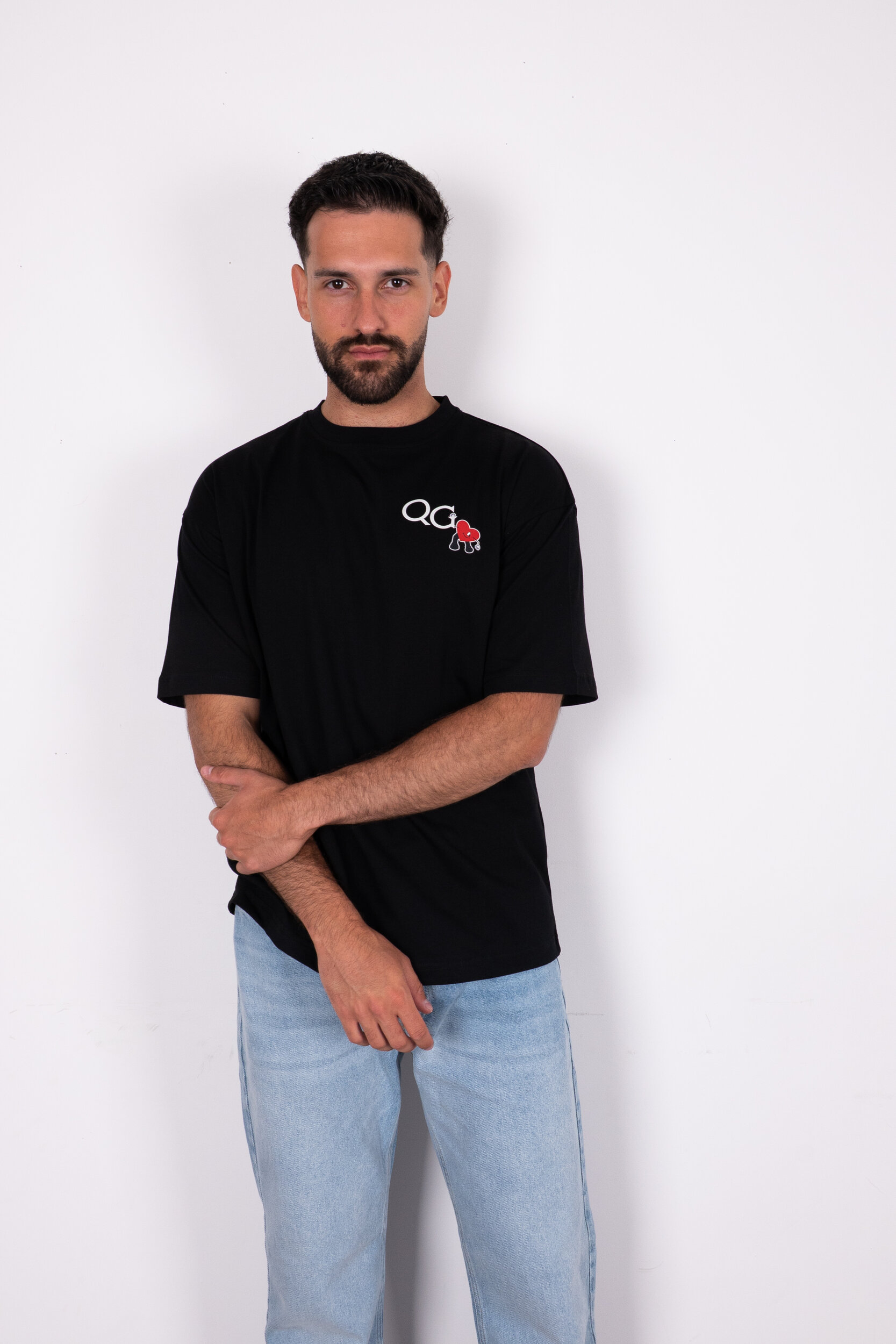 QG TEE SHIRT LOVE NOIR (8)